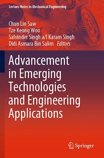 Front cover_Advancement In Emerging Technologies And Engineering Applications