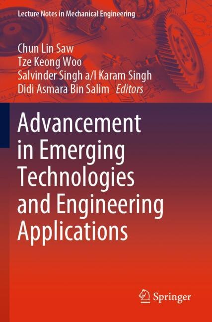 Front cover_Advancement In Emerging Technologies And Engineering Applications