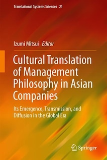 Couverture_Cultural Translation Of Management Philosophy In Asian Companies