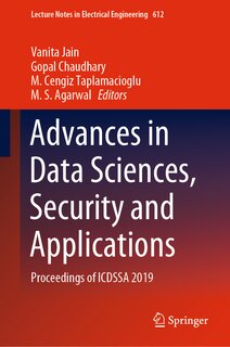 Couverture_Advances in Data Sciences, Security and Applications
