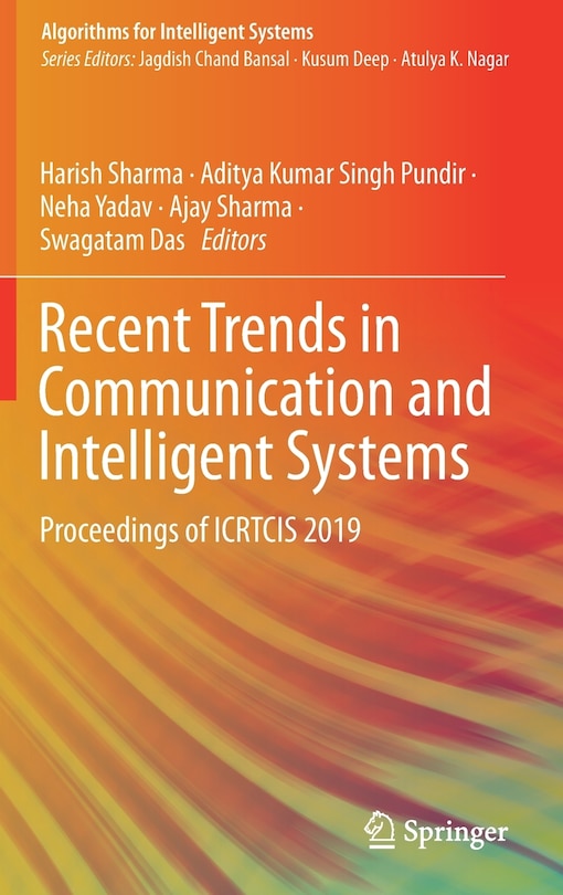 Couverture_Recent Trends In Communication And Intelligent Systems