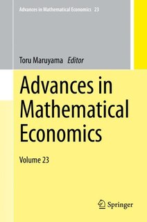 Front cover_Advances In Mathematical Economics