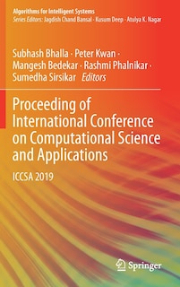Couverture_Proceeding Of International Conference On Computational Science And Applications