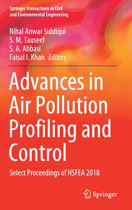 Front cover_Advances In Air Pollution Profiling And Control