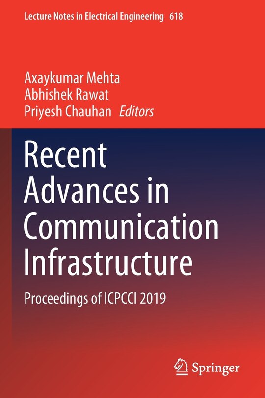 Couverture_Recent Advances In Communication Infrastructure