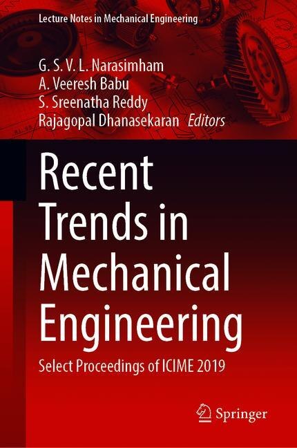 Couverture_Recent Trends In Mechanical Engineering
