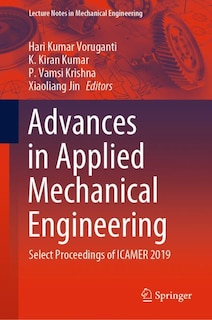 Couverture_Advances In Applied Mechanical Engineering