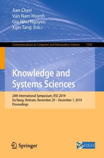 Front cover_Knowledge and Systems Sciences