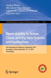 Couverture_Dependability In Sensor, Cloud, And Big Data Systems And Applications