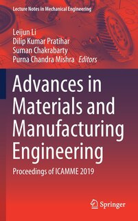 Front cover_Advances In Materials And Manufacturing Engineering