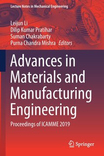 Couverture_Advances In Materials And Manufacturing Engineering