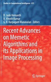 Couverture_Recent Advances On Memetic Algorithms And Its Applications In Image Processing