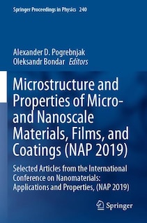 Front cover_Microstructure and Properties of Micro- and Nanoscale Materials, Films, and Coatings (NAP 2019)