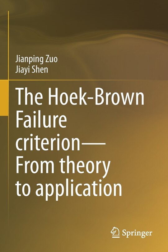 Couverture_The Hoek-brown Failure Criterion-from Theory To Application
