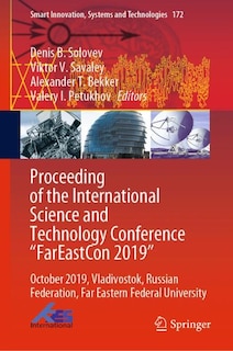 Couverture_Proceeding Of The International Science And Technology Conference fareast- On 2019