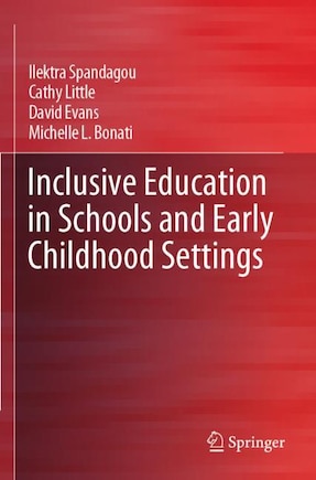 Inclusive Education In Schools And Early Childhood Settings