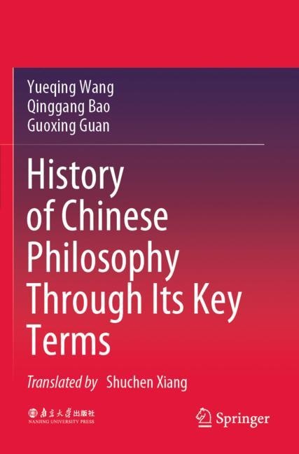 Front cover_History Of Chinese Philosophy Through Its Key Terms