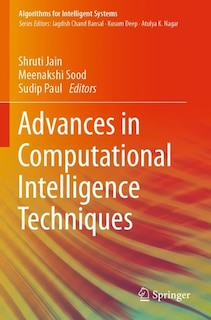 Couverture_Advances In Computational Intelligence Techniques
