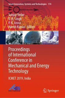 Front cover_Proceedings Of International Conference In Mechanical And Energy Technology