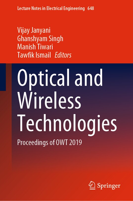 Front cover_Optical And Wireless Technologies