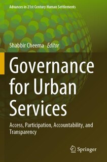 Front cover_Governance for Urban Services