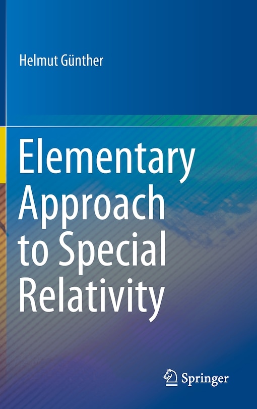 Front cover_Elementary Approach To Special Relativity