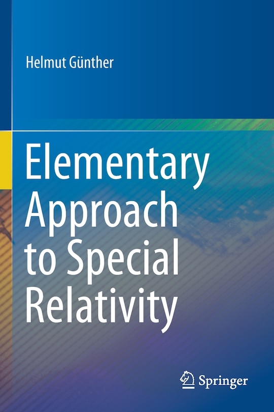 Front cover_Elementary Approach To Special Relativity