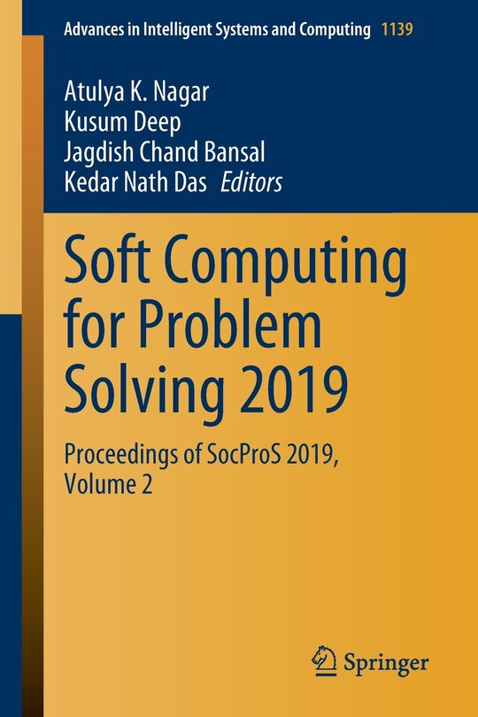 Couverture_Soft Computing For Problem Solving 2019