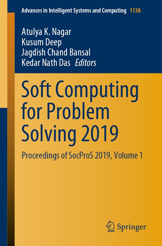 Couverture_Soft Computing For Problem Solving 2019