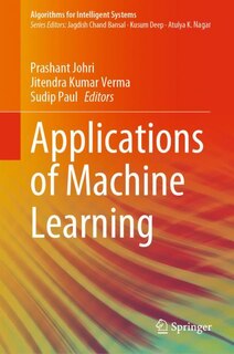 Couverture_Applications Of Machine Learning