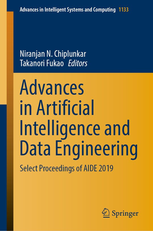 Couverture_Advances In Artificial Intelligence And Data Engineering