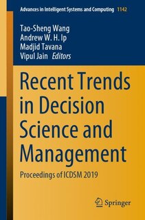Front cover_Recent Trends In Decision Science And Management