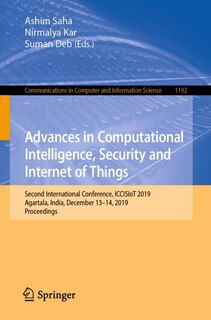 Couverture_Advances In Computational Intelligence, Security And Internet Of Things