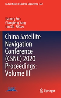 Front cover_China Satellite Navigation Conference (csnc) 2020 Proceedings