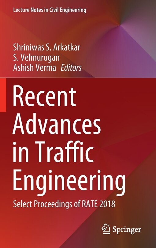 Couverture_Recent Advances In Traffic Engineering