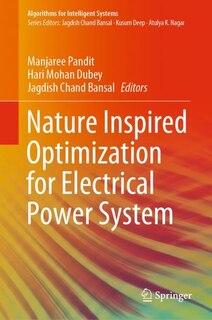 Front cover_Nature Inspired Optimization For Electrical Power System