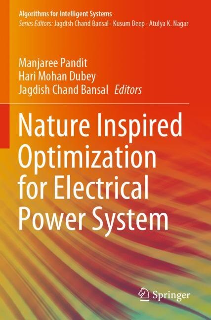 Couverture_Nature Inspired Optimization For Electrical Power System