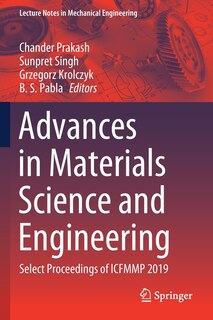 Front cover_Advances In Materials Science And Engineering