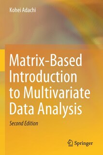 Couverture_Matrix-based Introduction To Multivariate Data Analysis