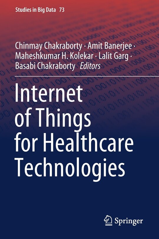 Front cover_Internet Of Things For Healthcare Technologies