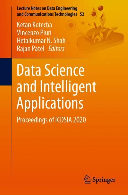 Front cover_Data Science And Intelligent Applications