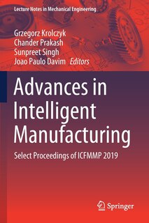 Front cover_Advances In Intelligent Manufacturing
