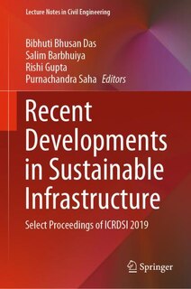 Front cover_Recent Developments In Sustainable Infrastructure