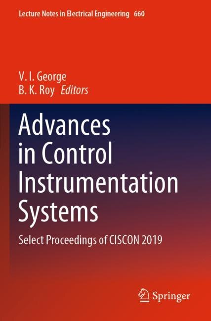 Front cover_Advances In Control Instrumentation Systems