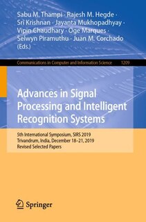Front cover_Advances in Signal Processing and Intelligent Recognition Systems