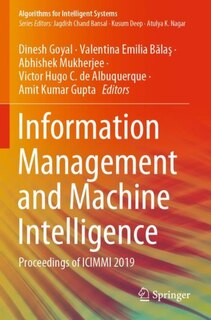 Front cover_Information Management And Machine Intelligence