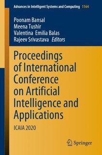 Couverture_Proceedings Of International Conference On Artificial Intelligence And Applications