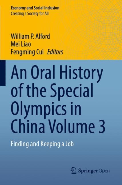 Couverture_An Oral History Of The Special Olympics In China Volume 3