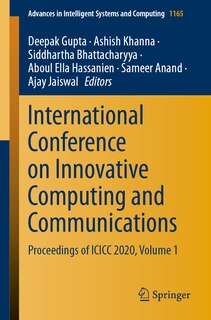 Couverture_International Conference On Innovative Computing And Communications
