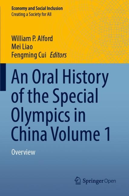 Front cover_An Oral History Of The Special Olympics In China Volume 1